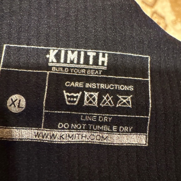 Kimith ribbed cropped tank top/sports, cross over ribbed leggings - Picture 5 of 13